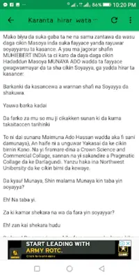 Kalaman Soyayya android App screenshot 2